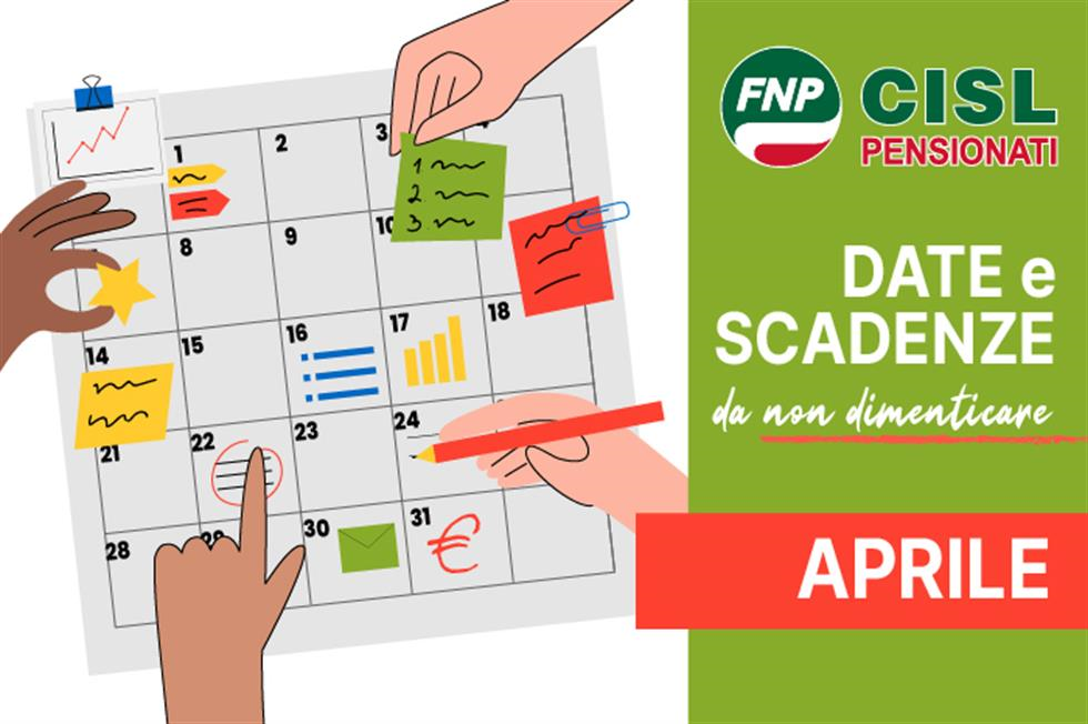 Vi ricordiamo che... le ultime scadenze di aprile e le prime di maggio 2025