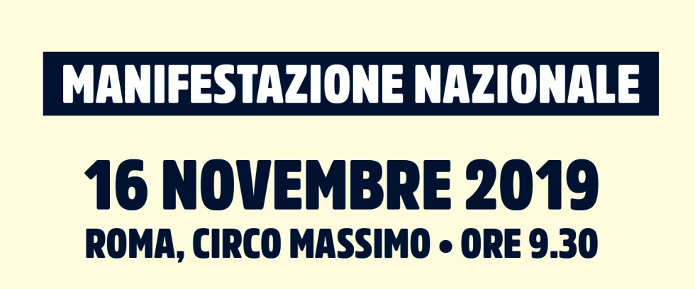 Mobilitazione nazionale 16 Novembre 2019