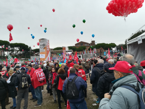 Manifestazione pensionati Roma - 16 Novembre 2019