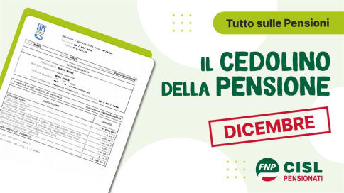 Cedolino pensione di dicembre 2025, le informazioni utili