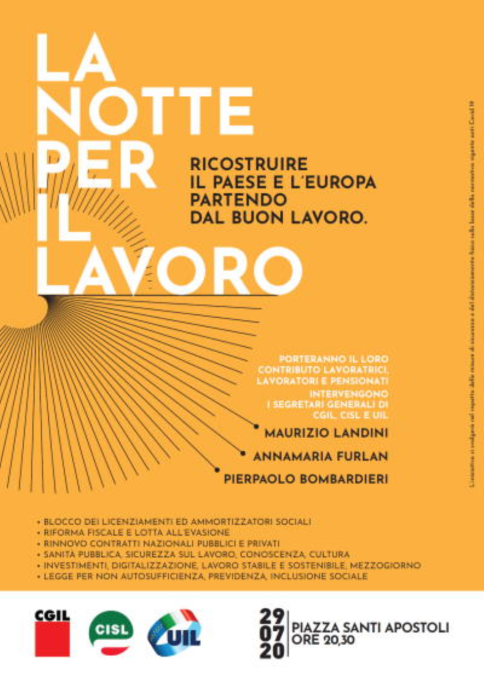 La notte per il Lavoro