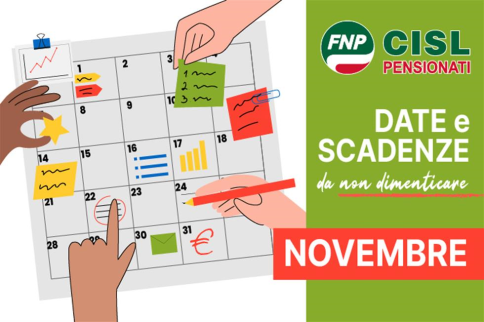 Vi ricordiamo che... scadenze e date utili di novembre 2025