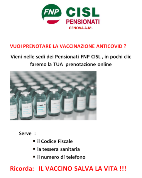 Vaccino Covid: ti aiutiamo a prenotare il tuo appuntamento