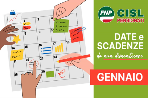 Vi ricordiamo che... scadenze e date utili di gennaio 2026