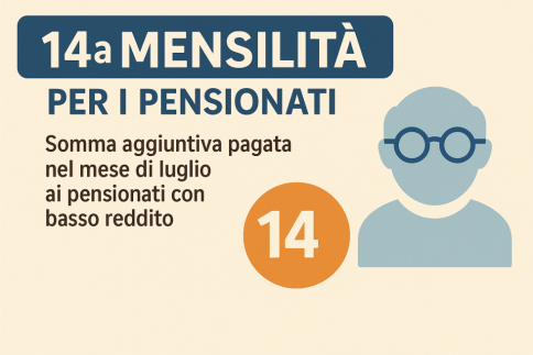Corresponsione 14^ mensilità (c.d. somma aggiuntiva) anno 2025